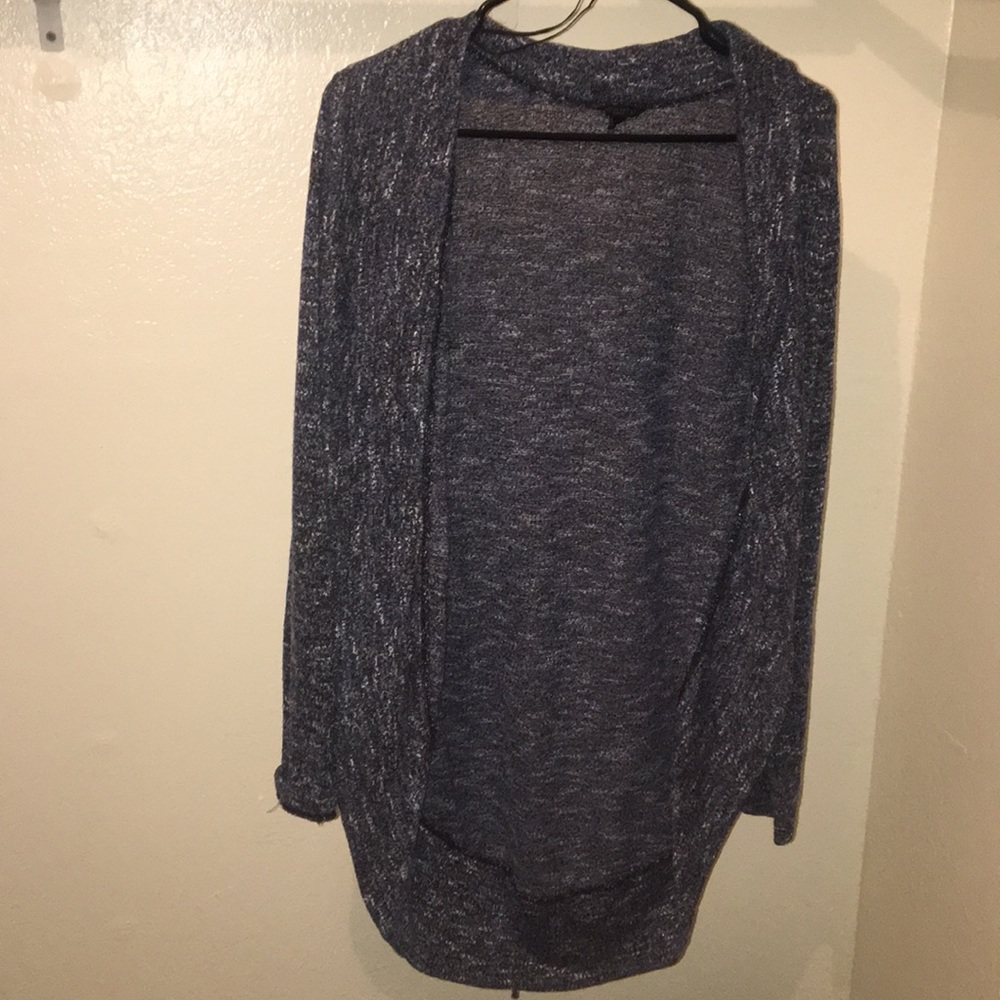 Blue marble cardigan